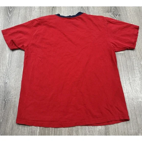 Tommy Hilfiger Shirt Men's XL Red Logo Vintage 90s Tommy Jeans miUSA TShirt - Picture 2 of 8